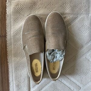 Michael Kors Gold in Slip-On Shoes